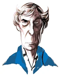 Michael Tippett, British Composer (1905-98) (Caricature)